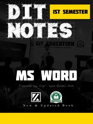 MS Word Notes Book by Syed Kumail GIT